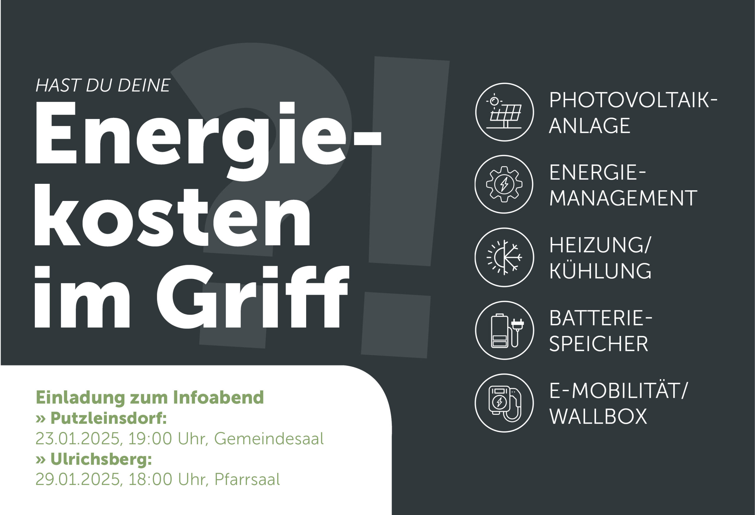 Hast du deine Energiekosten im Griff?!